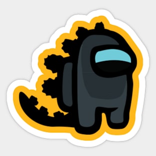 Kaiju King Among Us Sticker